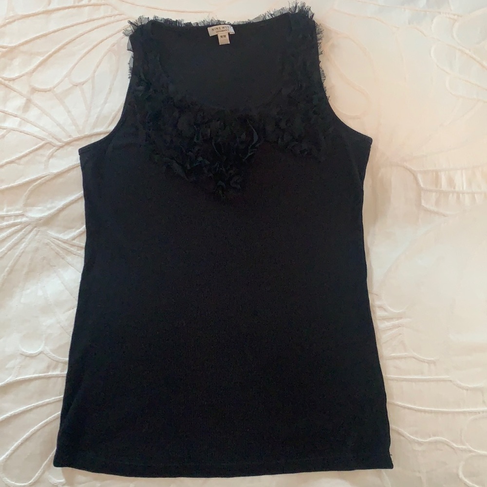 Nine West Ruffle Tank Top